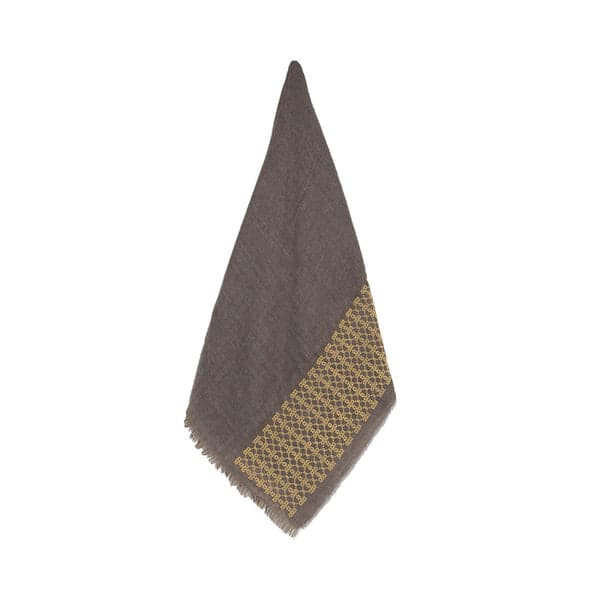 SEP Textiles gray silk–cashmere beehive shawl — product photo (official shop)